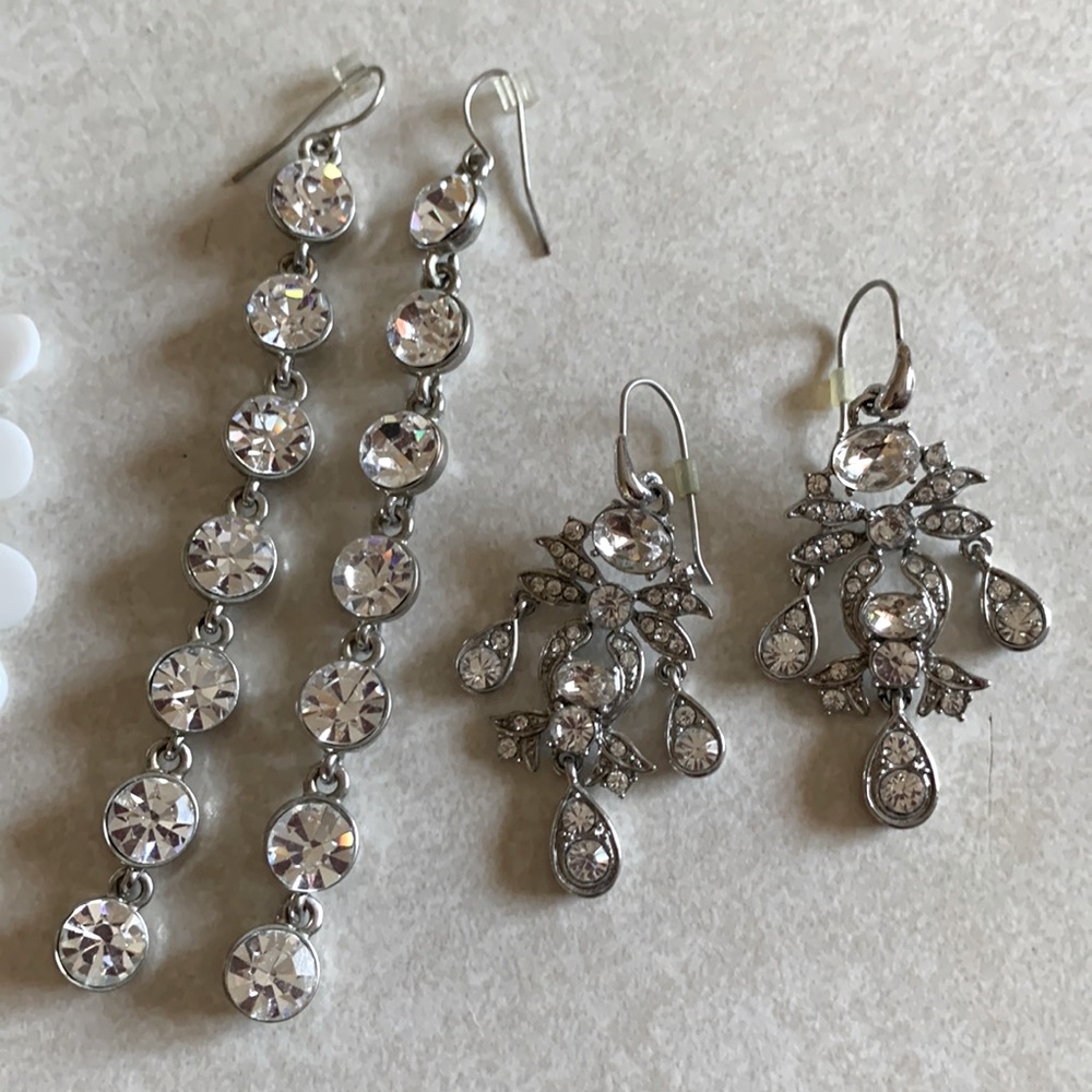 Silver earrings bundle